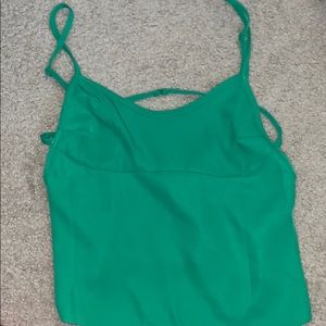 Cute little green top!